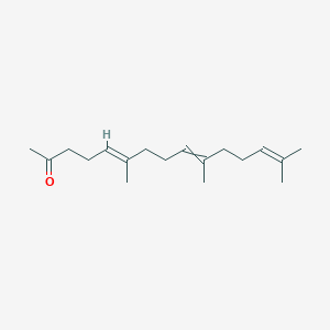 molecular formula C18H30O B14867210 (5E)-6,10,14-trimethylpentadeca-5,9,13-trien-2-one 