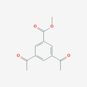 molecular formula C12H12O4 B14867212 Methyl 3,5-diacetylbenzoate 