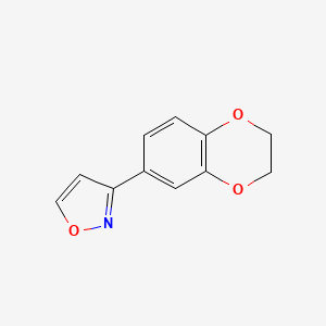 3-(2,3-Dihydrobenzo[b][1,4]dioxin-7-yl)isoxazole