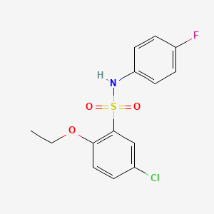 5-chloro-2-ethoxy-N-(4-fluorophenyl)benzenesulfonamide