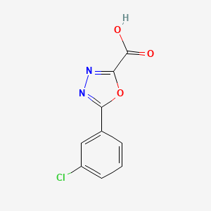 5-(3-Chlorophenyl)-1,3,4-oxadiazole-2-carboxylic acid