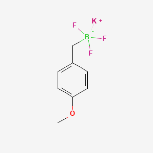 molecular formula C8H9BF3KO B1486731 Potassium trifluoro(4-methoxybenzyl)borate CAS No. 900810-91-5
