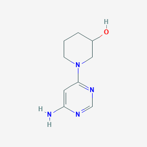 molecular formula C9H14N4O B1486732 1-(6-氨基嘧啶-4-基)哌啶-3-醇 CAS No. 1159821-52-9