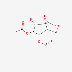 (3-Acetyloxy-4-fluoro-6,8-dioxabicyclo[3.2.1]octan-2-yl) acetate