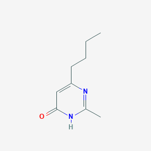 molecular formula C9H14N2O B1486735 6-Butyl-2-methylpyrimidin-4-ol CAS No. 90565-52-9