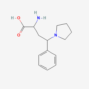 2-Amino-4-phenyl-4-(pyrrolidin-1-yl)butanoic acid