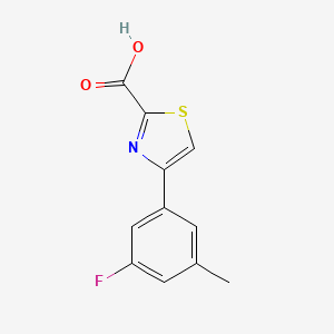 4-(3-Fluoro-5-methyl-phenyl)-thiazole-2-carboxylic acid