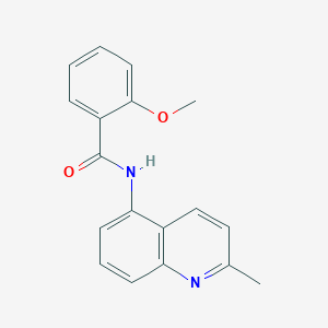 2-methoxy-N-(2-methylquinolin-5-yl)benzamide