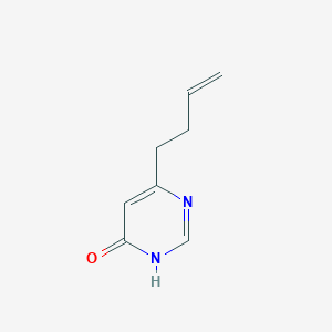 molecular formula C8H10N2O B1486747 6-(But-3-en-1-yl)pyrimidin-4-ol CAS No. 2091635-08-2