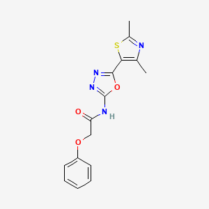 N-(5-(2,4-dimethylthiazol-5-yl)-1,3,4-oxadiazol-2-yl)-2-phenoxyacetamide