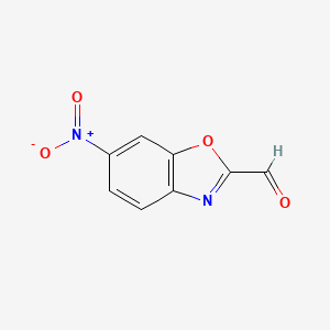 6-Nitro-1,3-benzoxazole-2-carbaldehyde