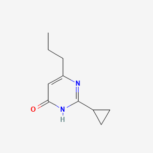 molecular formula C10H14N2O B1486750 2-Cyclopropyl-6-propylpyrimidin-4-ol CAS No. 1153408-73-1