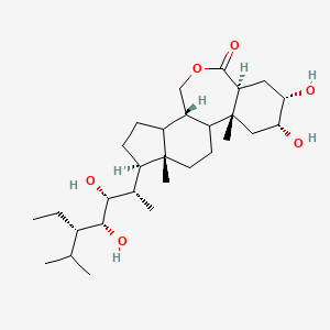 (2R,4R,5S,7S,11S,15R,16S)-15-[(2S,3R,4R,5S)-5-ethyl-3,4-dihydroxy-6-methylheptan-2-yl]-4,5-dihydroxy-2,16-dimethyl-9-oxatetracyclo[9.7.0.02,7.012,16]octadecan-8-one