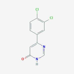 molecular formula C10H6Cl2N2O B1486759 6-(3,4-Dichlorophenyl)pyrimidin-4-ol CAS No. 1693979-23-5