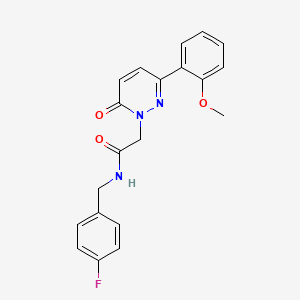 N-(4-fluorobenzyl)-2-(3-(2-methoxyphenyl)-6-oxopyridazin-1(6H)-yl)acetamide