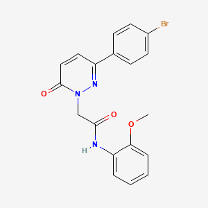 2-(3-(4-bromophenyl)-6-oxopyridazin-1(6H)-yl)-N-(2-methoxyphenyl)acetamide