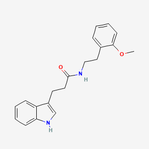 3-(1H-indol-3-yl)-N-[2-(2-methoxyphenyl)ethyl]propanamide