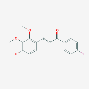 molecular formula C18H17FO4 B14867729 1-(4-Fluorophenyl)-3-(2,3,4-trimethoxyphenyl)prop-2-en-1-one 