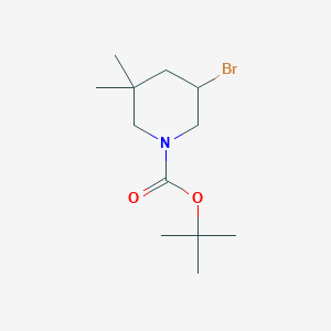 Tert-butyl 5-bromo-3,3-dimethylpiperidine-1-carboxylate