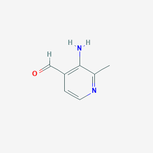 molecular formula C7H8N2O B14867764 3-Amino-2-methylisonicotinaldehyde 