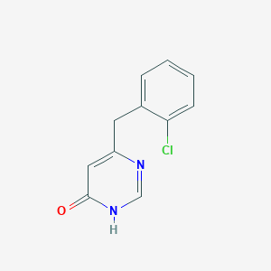 molecular formula C11H9ClN2O B1486778 6-(2-Chlorobenzyl)pyrimidin-4-ol CAS No. 2090965-31-2