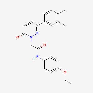 2-(3-(3,4-dimethylphenyl)-6-oxopyridazin-1(6H)-yl)-N-(4-ethoxyphenyl)acetamide