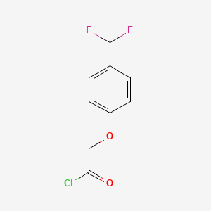 2-(4-(Difluoromethyl)phenoxy)acetyl chloride