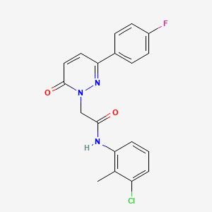 N-(3-chloro-2-methylphenyl)-2-(3-(4-fluorophenyl)-6-oxopyridazin-1(6H)-yl)acetamide