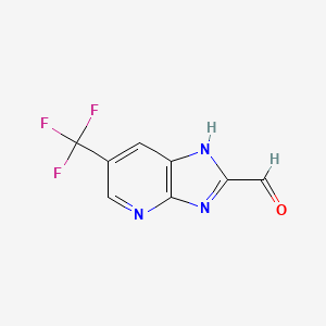 6-Trifluoromethyl-1H-imidazo[4,5-B]pyridine-2-carbaldehyde