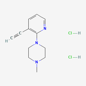 1-(3-Ethynylpyridin-2-yl)-4-methylpiperazine dihydrochloride