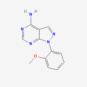 molecular formula C12H11N5O B14867930 1-(2-Methoxyphenyl)-1H-pyrazolo[3,4-d]pyrimidin-4-amine 