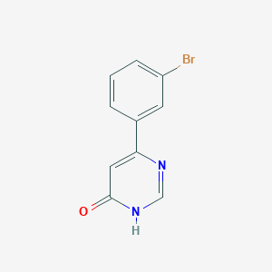 molecular formula C10H7BrN2O B1486795 6-(3-Bromophenyl)pyrimidin-4-ol CAS No. 1368586-42-8