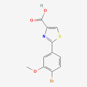 2-(4-Bromo-3-methoxy-phenyl)-thiazole-4-carboxylic acid