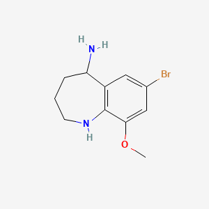 7-Bromo-9-methoxy-2,3,4,5-tetrahydro-1H-benzo[B]azepin-5-ylamine