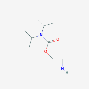 molecular formula C10H20N2O2 B14868072 Azetidin-3-yl diisopropylcarbamate 