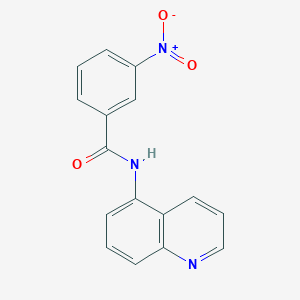 3-nitro-N-quinolin-5-ylbenzamide