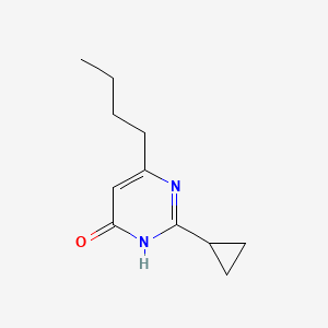 B1486811 6-Butyl-2-cyclopropylpyrimidin-4-ol CAS No. 1698500-97-8