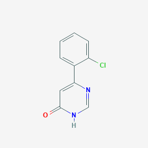 molecular formula C10H7ClN2O B1486817 6-(2-氯苯基)嘧啶-4-醇 CAS No. 1697010-05-1
