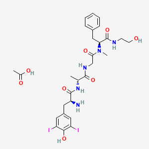 (3,5-Diiodo-Tyr1,D-Ala2,N-Me-Phe4,glycinol5)-Enkephalin Acetate