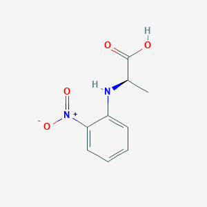 molecular formula C9H10N2O4 B14868197 (2R)-2-[(2-Nitrophenyl)amino]propanoic acid 