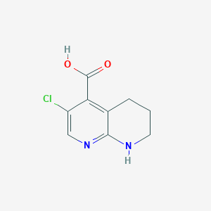 3-Chloro-5,6,7,8-tetrahydro-1,8-naphthyridine-4-carboxylic acid