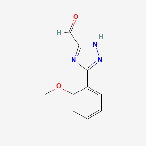 5-(2-Methoxyphenyl)-4H-1,2,4-triazole-3-carbaldehyde