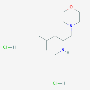 molecular formula C11H26Cl2N2O B14868300 N,4-dimethyl-1-morpholinopentan-2-amine dihydrochloride 