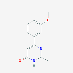 molecular formula C12H12N2O2 B1486832 6-(3-Methoxyphenyl)-2-methylpyrimidin-4-ol CAS No. 1239845-89-6