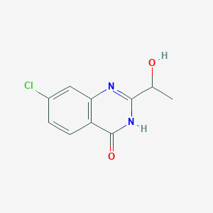 7-chloro-2-(1-hydroxyethyl)quinazolin-4(3H)-one