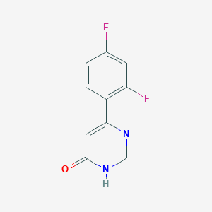 molecular formula C10H6F2N2O B1486842 6-(2,4-Difluorophenyl)pyrimidin-4-ol CAS No. 677777-75-2