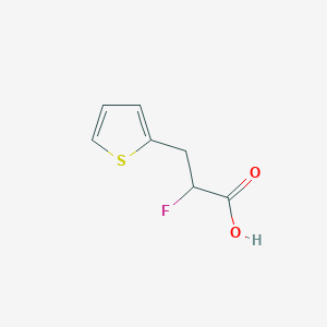 2-Fluoro-3-(thiophen-2-yl)propanoic acid