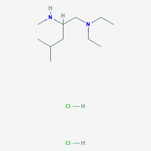 molecular formula C11H28Cl2N2 B14868421 N1,N1-diethyl-N2,4-dimethylpentane-1,2-diamine dihydrochloride 