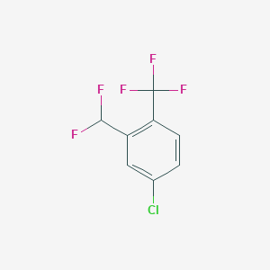 4-Chloro-2-(difluoromethyl)benzotrifluoride