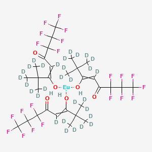 Europium;5,8,8,8-tetradeuterio-1,1,1,2,2,3,3-heptafluoro-6-hydroxy-7,7-bis(trideuteriomethyl)oct-5-en-4-one